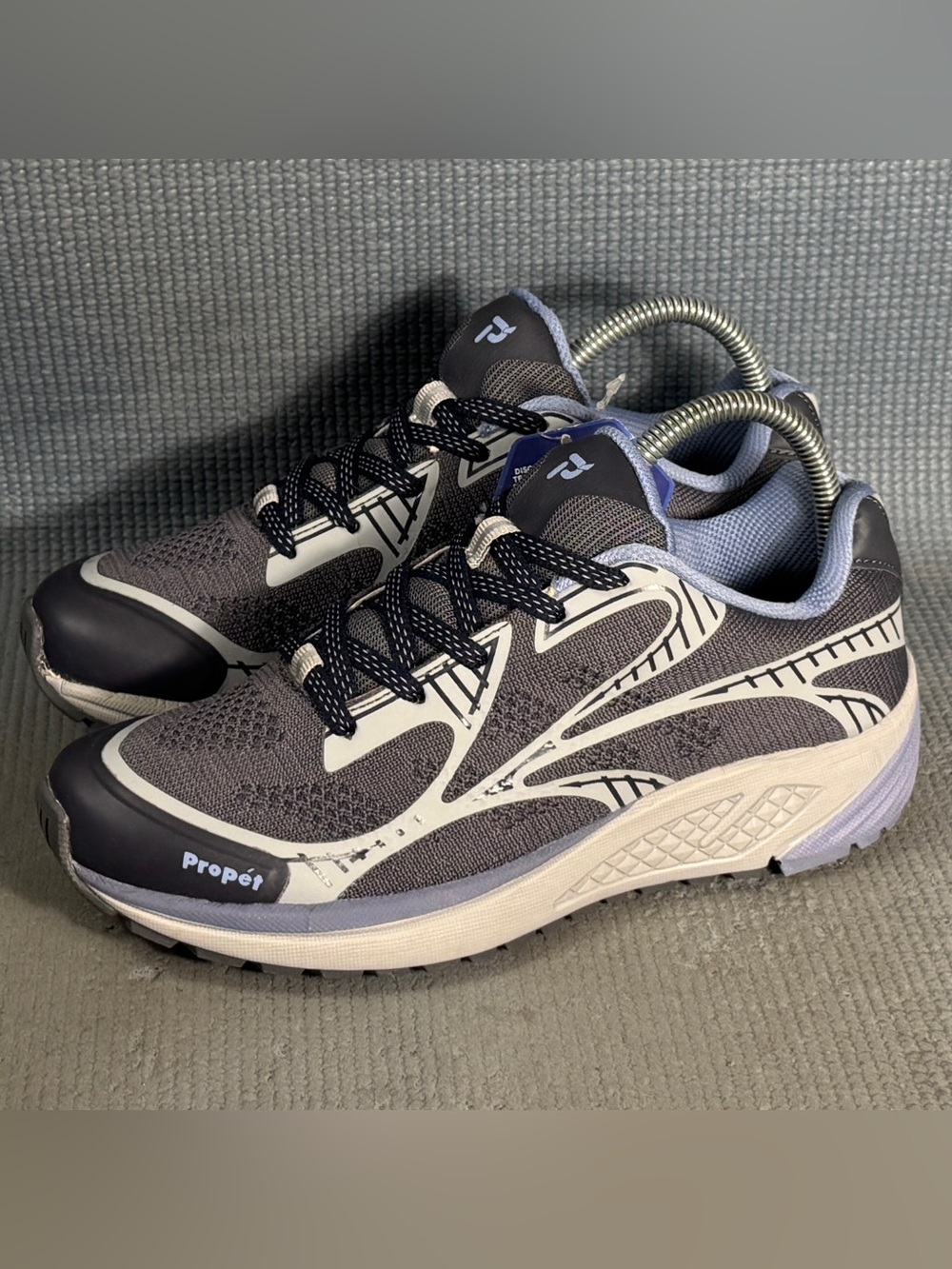 Propet Women's One LT Athletic Shoes Lavender/Grey Size 7.5 New
